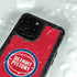 NBA Detroit Pistons Distressed iPhone 15 Pro Waterproof Case