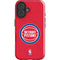 NBA Detroit Pistons Distressed iPhone 16 Plus Impact Case