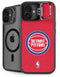 NBA Detroit Pistons Distressed iPhone 16 Plus Kickstand Case