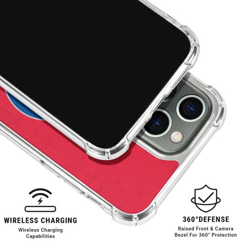 NBA Detroit Pistons Distressed iPhone 16 Pro Max Clear Case