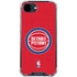 NBA Detroit Pistons Distressed iPhone 16e Clear Case