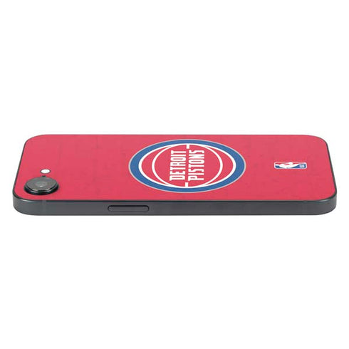 NBA Detroit Pistons Distressed iPhone 16e Skin