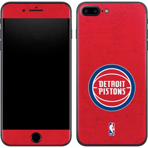 NBA Detroit Pistons Distressed iPhone 7 Plus Skin