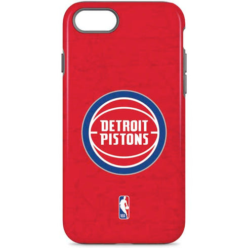 NBA Detroit Pistons Distressed iPhone Cases