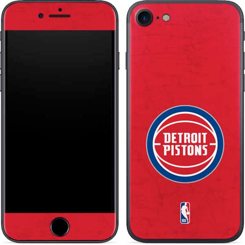 NBA Detroit Pistons Distressed iPhone 7 Skin