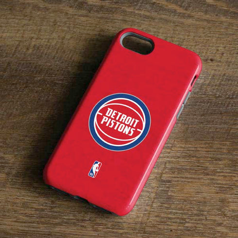 NBA Detroit Pistons Distressed iPhone 8 Pro Case