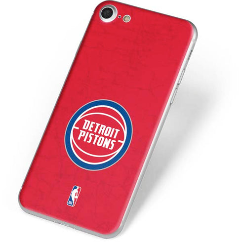 NBA Detroit Pistons Distressed iPhone 8 Skin
