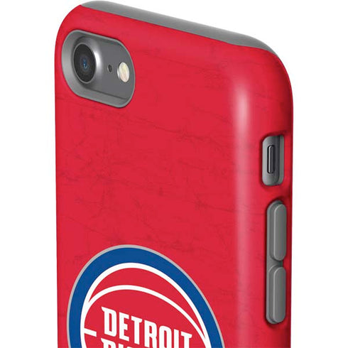 NBA Detroit Pistons Distressed iPhone SE (2nd & 3rd Gen) Pro Case