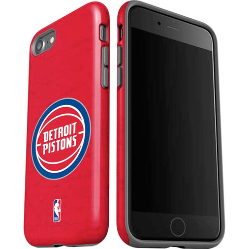 NBA Detroit Pistons Distressed iPhone SE (2nd & 3rd Gen) Pro Case