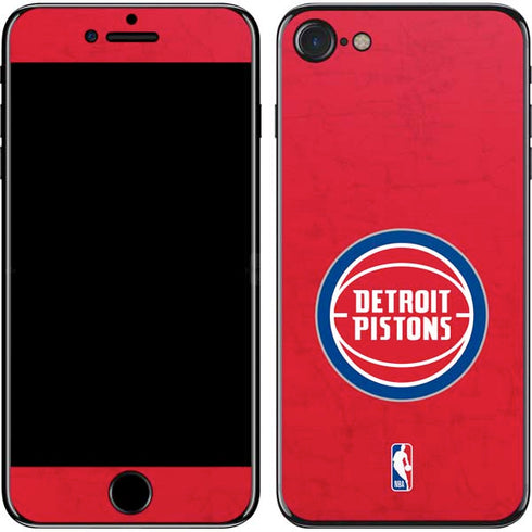 NBA Detroit Pistons Distressed iPhone SE (2nd & 3rd Gen) Skin