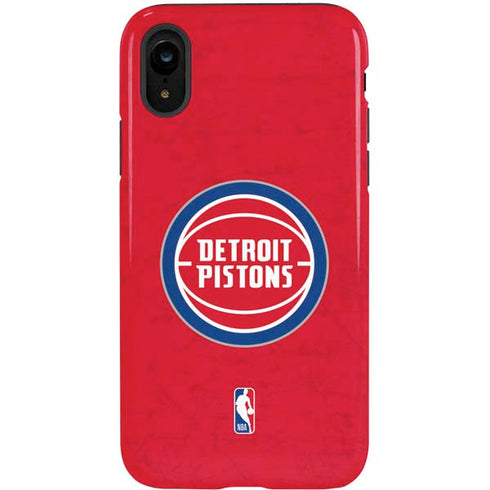NBA Detroit Pistons Distressed iPhone XR Pro Case