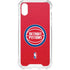 NBA Detroit Pistons Distressed iPhone XS Clear Case