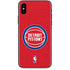 NBA Detroit Pistons Distressed iPhone XS Skin