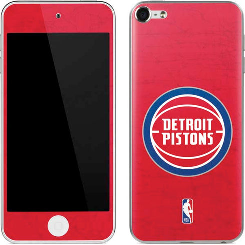 NBA Detroit Pistons Distressed Apple iPod Skin