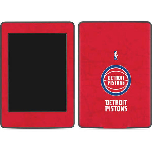NBA Detroit Pistons Distressed Amazon Kindle Skin