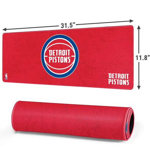 NBA Detroit Pistons Distressed Gaming Mouse Pad