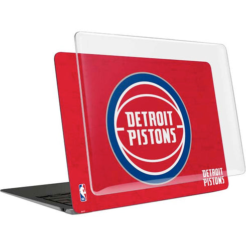 NBA Detroit Pistons Distressed MacBook Air 13in (2020) Case plus Skin