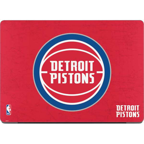 NBA Detroit Pistons Distressed MacBook Pro 14in (2021-24) Skin