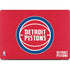 NBA Detroit Pistons Distressed MacBook Pro 14in (2021-24) Skin