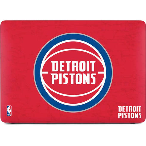 NBA Detroit Pistons Distressed Apple MacBook Pro 16-inch Skin