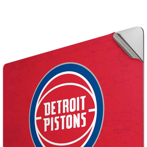 NBA Detroit Pistons Distressed Apple MacBook Pro 16-inch Skin