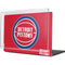 NBA Detroit Pistons Distressed MacBook Pro 16in (2021-25) Case plus Skin