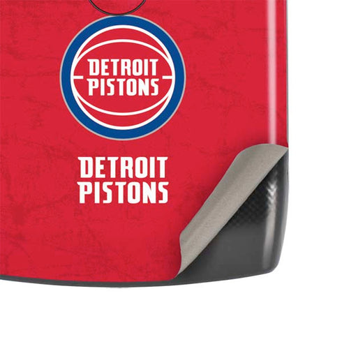 NBA Detroit Pistons Distressed Motorola RAZR Skin