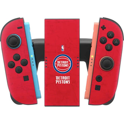 NBA Detroit Pistons Distressed Nintendo Switch 2 (2025) Joy-Con Controller Skin