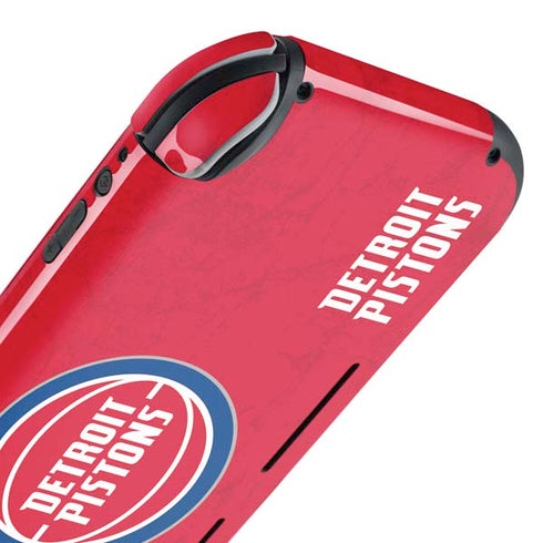 NBA Detroit Pistons Distressed Nintendo Switch Lite Skin