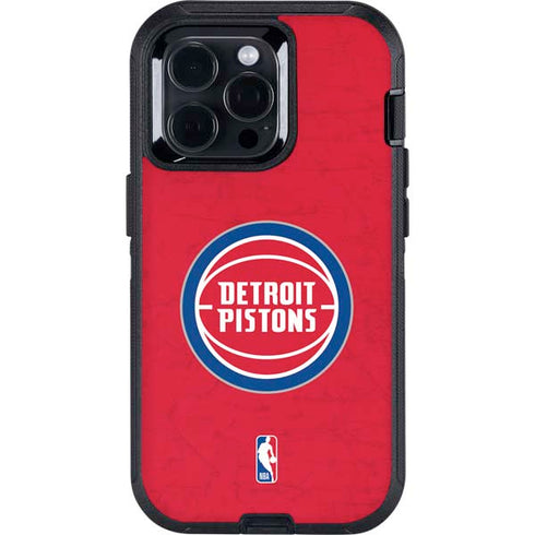 NBA Detroit Pistons Distressed Otterbox Defender iPhone Skin