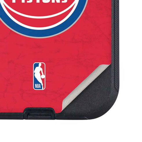 NBA Detroit Pistons Distressed Otterbox Defender iPhone Skin