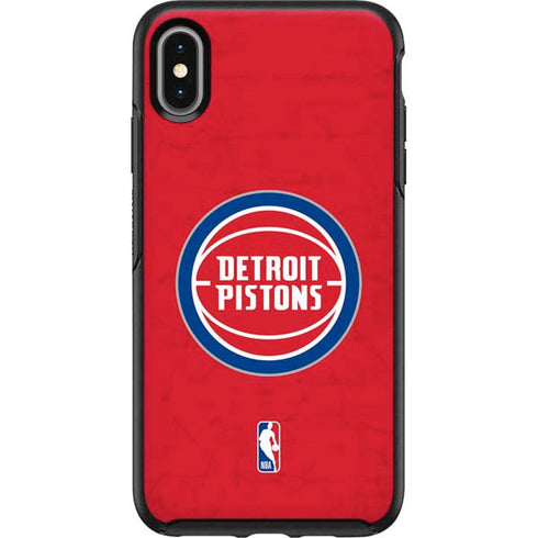 NBA Detroit Pistons Distressed Otterbox Symmetry iPhone Skin