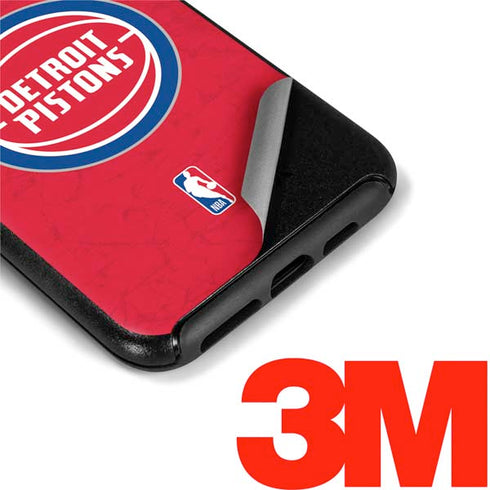 NBA Detroit Pistons Distressed Otterbox Symmetry iPhone Skin