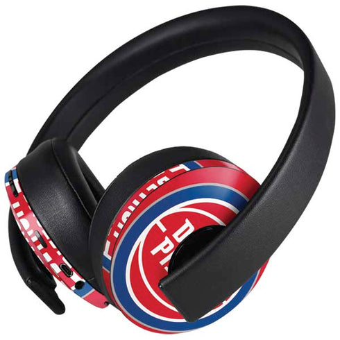 NBA Detroit Pistons Distressed PlayStation 4 Gold Wireless Headset Skin