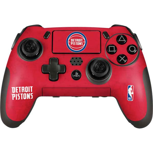 NBA Detroit Pistons Distressed PlayStation Scuf Vantage 2 Controller Skin