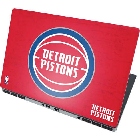 NBA Detroit Pistons Distressed Dell Precision Skin