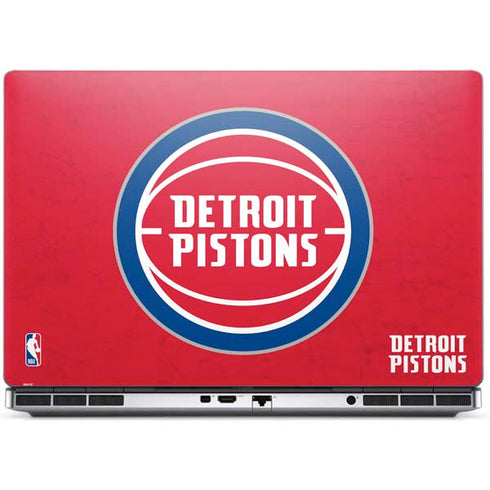 NBA Detroit Pistons Distressed Dell Precision Skin