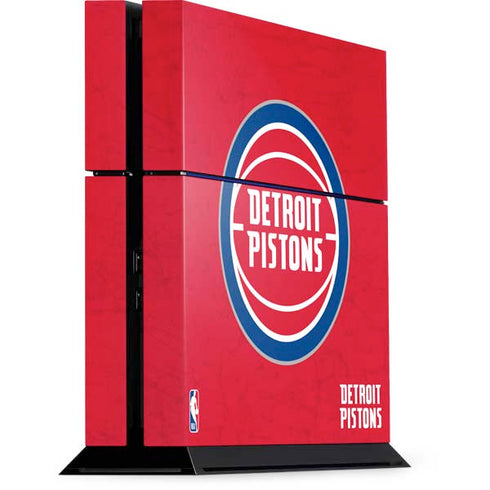 NBA Detroit Pistons Distressed PlayStation PS4 Skins