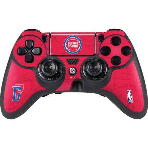 NBA Detroit Pistons Distressed PlayStation PS4 Skins