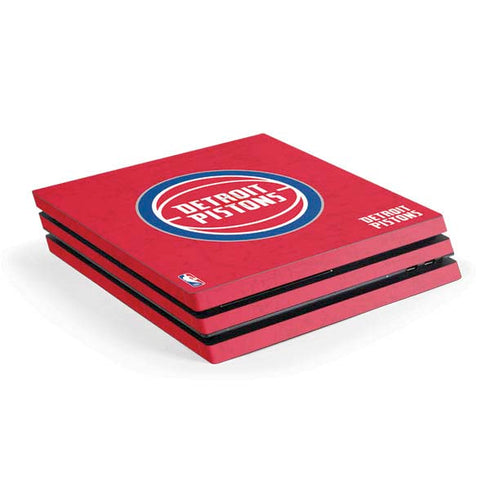 NBA Detroit Pistons Distressed PlayStation PS4 Skins