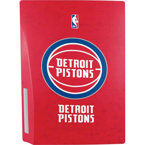 NBA Detroit Pistons Distressed PS5 Bundle Skin
