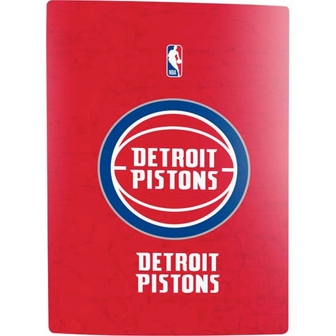 NBA Detroit Pistons Distressed PS5 Digital Edition Console Skin