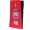 NBA Detroit Pistons Distressed PS5 Slim Digital Edition Console Skin