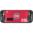 NBA Detroit Pistons Distressed Steam Deck Handheld Gaming Computer OLED Skin
