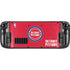 NBA Detroit Pistons Distressed Steam Deck Handheld Gaming Computer Skin