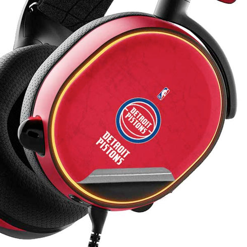 NBA Detroit Pistons Distressed SteelSeries Arctis 5 Skin