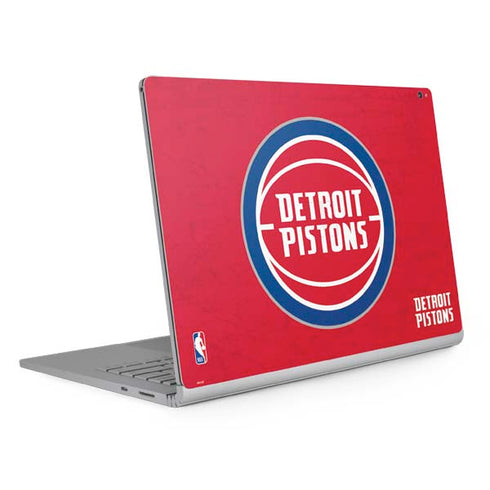 NBA Detroit Pistons Distressed Surface Book 2 15in Skin