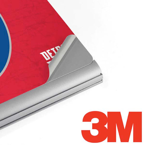 NBA Detroit Pistons Distressed Surface Book 2 15in Skin