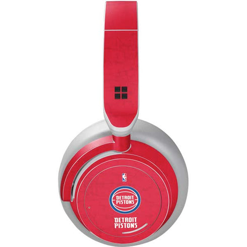 NBA Detroit Pistons Distressed Surface Headphones Skin