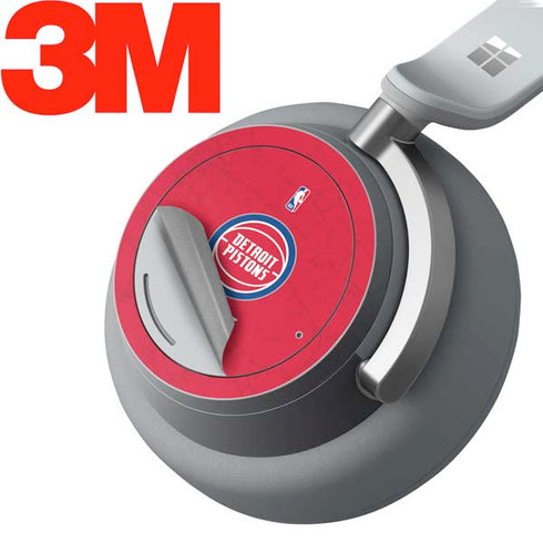 NBA Detroit Pistons Distressed Surface Headphones Skin